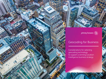 Pitney Bowes Geocoding eBook